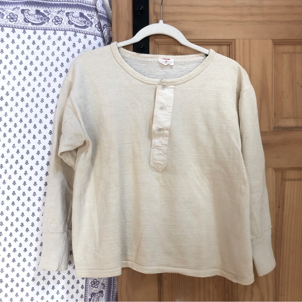 Vintage Military Wool Henley